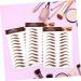 NOLITOY 15 Sheets Eyebrow Stickers Eyebrows Makeup Sticker Makeup Eyebrow Simulation Eyebrow Fake Eyebrows 1 count (Pack of 1) Brownx3pcs - Buy Online on GoSupps.com
