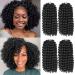 GetMaige 12inch Jamaican Bounce Crochet Hair For Black Women 4packs 72 Roots Natural Black Jumpy Wand Curls Crochet Hair Short Pre Looped Curly Crochet Hair (12inch (pack of 4) 1B) 12 Inch (pack of 4) 1B