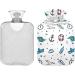 NAANLE Ocean Seagull 1L Transparent Hot Water Bottle - Bed Hand & Feet Warmer for Pain Relief & Heat Therapy | International Shipping - Buy Online on GoSupps.com