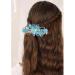 Crystal Hair Clips Metal Snap Hair Clips Thin Thick Hair Holder Hair Clips for Women Girls Hair Styling Accessories (1 pack) (Blue) - Buy Online on GoSupps.com