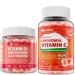 LILICARE Liposomal Vitamin C 1000mg+Vitamin B1 Gummies Benfotiamine 300mg