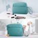 Roomy and Elegant Teal Makeup Bag by BAGSMART | Water-Resistant Toiletry Pouch for Travel | Zipper Cosmetic Organizer - Buy Online on GoSupps.com