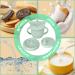 Ourobot 3 in 1 Silicone Baby Sippy Cups - Toddler Snack Cup with Handles | Multipurpose Training Cup for Babies - Buy Online on GoSupps.com