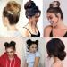 Hair Bun Synthetic Claw Clip Bun Cat Ears Hair Donut Bun Claw Clip Messy Hair Bun Mini Hair Extensions Women Hair Accessories Hair Extension Hair Piece (Color : 18H613) - Buy Online on GoSupps.com