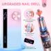 SAVILAND Portable Nail Drill - 40000 RPM Digital Pro Electric E-File | Cordless Fast Remover for Acrylic Nails | Anti-Shaking Manicurist Tool in Blue & Pink - Buy Online on GoSupps.com