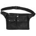 LALAFINA with Carrying for Holder Tools Apron Waist Makeup Tools Black Pouch Combs Clip Salon Care Styling Stylist Stylists Bag Clippers Home Shears Pocket Hair Hairdressing Bags Tool 25.5x17.5x1cm Black