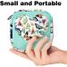 Portable Women's Binding Storage Bags | Menstrual Cup & Pad Pockets for Teens | Butterfly Heart Green Pattern - Buy Online on GoSupps.com