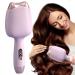 Generic Hair Crimper- 2 Barrel Ionic Crimper Beachy Wavy Hair Crimper Rapid Heating And Anti-Scald TechnologyCute Cat's Paw Design Ionic Curling Wand For Women Temp Adjustment Pink US