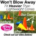 12 Pack LVL10 Pro Training Cones - Heavy Duty & Crack Resistant - 12 Inch Size - Buy Online on GoSupps.com