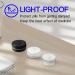 Extra Small Pill Box for Purse - 3 Pack ADHYRO Aluminum Mini Pill Organizer - Portable Lightproof Case for Vitamins Fish Oils & Supplements (Black Silver White - Buy Online on GoSupps.com