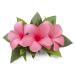 Hawaii Hair Clip Foam Flower Cluster Plumeria Pink
