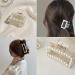 Sisiaipu Large Pearl Claw Clips - Set of 6 | White Hair Clips for Wedding | Nonslip Jaw Clips for Thick Hair | Hair Styling Accessories for Women and Girls - Buy Online on GoSupps.com