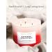 Raspberry Apple Citrus Scented Candle | Natural 3 Wick Soy Candle for Home & Office | 15.8 Oz Long Lasting Aromatherapy & Stress Relief Candle - Buy Online on GoSupps.com