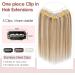 Benehair Clip in Human Hair Extensions One Piece Real Human Clip in Hair Extensions 16 Inches 65g Golden Brown Mix Bleach Blonde Real Human Hair Extension Upgraded V Type Clip in Hair Extension - Buy Online on GoSupps.com