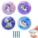 Zfkxgs 4 pieces unicorn furniture buttons children vintage ceramic cabinet button round drawer buttones door knobs door knobs drawer knob door handles kitchen for chest of drawers children's room wood cabinets living room
