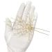 PRETTYLIFE 3Pcs White Pearl Wedding Hair Pins - Bridal Hair Accessories for Women and Flower Girls - Buy Online on GoSupps.com