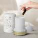Earnest Living Eile Oil Diffuser - White Ceramic 100ml Aromatherapy Humidifier with Timer & Auto Shut-Off | Perfect for Home & Office | Christmas Snowflake Design - Buy Online on GoSupps.com
