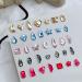 FEIlei 100Pcs Mixed Glass Crystal Hybrid Diamond Rhinestones Nail Art Decorations Drop Rhombus Flatback Stones 3D Gems - Buy Online on GoSupps.com
