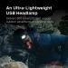 BioLite HeadLamp 800 Pro - 800 Lumens, Ultra-Lightweight & USB Rechargeable | 8 Light Modes - Midnight Grey - Buy Online on GoSupps.com