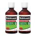 Robitussin Adult Maximum Strength Cough Plus Chest Congestion DM Max, Non-Drowsy Cough Suppressant and Expectorant, Raspberry Flavor, 8 Fl Oz x 2