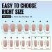 TOMICCA Short Coffin Nail Tips 180PCS Matte Dark Nude Gel Nails - 15 Sizes, No Filed Pre-colored Press On Nails for Nail Art Extensions - Buy Online on GoSupps.com