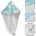 Buy Daisy Flower Dry Hair Cap - 2 Piece Quick Drying Towel Set with Button Headband | Super Absorbent & Comfortable | International Shipping - Buy Online on GoSupps.com