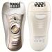 Sminiker 3 in 1 Lady Rechargeable Hair Removal Kit - Waterproof Bikini Trimmer, Epilator, Callus Remover - LED Shaver for Arms, Underarms, Bikini Line & Legs (Gold) - Buy Online on GoSupps.com