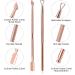 Cuticle Nippers and Cuticle Pusher Manicure Tools Set - Professional Cuticle Trimmer Nail Cuticle Remover Cutter Clippers Tool for Gel Nail Art Fingernails Toenails Spa(RoseGolden) - Buy Online on GoSupps.com
