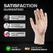 SURESAFE Clear Vinyl Gloves 3.5 Mil Latex Free Disposable Gloves Cleaning Gloves Food Prep Gloves Disposable Medium Box of 100 - Buy Online on GoSupps.com