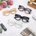 4-Pack Retro Oversized Anti-Blue Light Reading Glasses for Men & Women - Square Blue Light Filter Computer Glasses (3.0x) - Buy Online on GoSupps.com