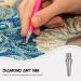 SEWACC Rhinestone Sticky Pen Tips 6pcs Cases Nail Embroidery Drill Art Tool Point for Steel Tips Pen Replacement Diy Heads 2.2X0.5cm - Buy Online on GoSupps.com
