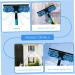 Window Cleaning Kit Window Squeegee Cleaner Tool with 10-Section Extension Pole 2-in-1 Rotatable Window Squeegee Telescopic Pole for Home Car Glass - Buy Online on GoSupps.com