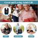 Swirlcolor Reusable Bibs for Adults Funny & Adjustable Novelty Protection for Seniors | Washable Collecting Shell for Men & Women - Buy Online on GoSupps.com