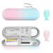 Travel case toothbrush electric for oral-b pro for Philips Sonicare and electric toothbrush JTF with suction cup toothbrush protective cap durable hygienic for adults travel at home