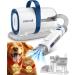 oneisall Dog Grooming Vacuum Kit Dog Clippers Suction 99% Pet Hair Professional Dog Vacuum Groomer with 7 Pet Grooming Tools for Shedding Thick & Thin Dogs Cats Pet Hair (1 .5 Litre)