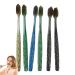 Toothbrush with soft bristles portable toothbrush portable toothbrush with soft bristles - 6 pieces of toothbrush clean toothbrush for trips women men and family