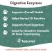 NaturVet Digestive Enzymes Plus Probiotic Powder for Dogs & Cats - 4 oz - Buy Online on GoSupps.com