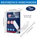 Blanchiment Dentaire 7 Pi ces Saveur menthe Bandes de Blanchiment Instantan white bande blanchissante Sans danger pour l' mail Haleine Fra che pour les Dents Aide Eliminer Caf Soda vin Tache - Buy Online on GoSupps.com