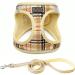 Suredoo Dog Harness for Small Dogs with Leash - Reflective Breathable and Anti-Training Design for Medium & Small Breeds (Beige Size L) - Buy Online on GoSupps.com