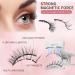 Magnetic Eyelashes Kit - No Glue or Eyeliner Needed Reusable & Easy to Wear Natural Look - Style-1 - Buy Online on GoSupps.com