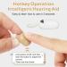 Rechargeable Noise Cancelling Hearing Aids for Seniors & Adults - Digital Amplifier with Magnetic Charging Box - Beige - Buy Online on GoSupps.com