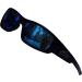 Fishoholic Polarized Fishing Sunglasses -5 Color Options- w Case Pouch UV400 Fishing Gift Gloss Black Blue Mirror - Buy Online on GoSupps.com