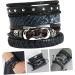 Abaodam Hair Pcs Bracelet hair jewelry spiral hair ties small hair ties hair ties for women adjustable hair ties for thick hair four piece set universal men and women artificial Leather - Buy Online on GoSupps.com