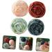 Buy Housoutil 4pcs Rose Bath Ball Loofah Sponge - Exfoliating Shower Pouf & Scrubber for Smooth Skin | International Shipping - Buy Online on GoSupps.com