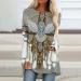 Women's Gray Aztec Graphic Tunic Top - XX-Large | Casual Western Cowgirl Style - Buy Online on GoSupps.com