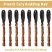 Ainimiu French Curly Braiding Hair 22 Inch 8 Packs - Pre Stretched Bouncy Braiding Hair- Loose Wavy Braiding Hair Synthetic Hair Extensions for Black Women 22 Inch(pack of 8) 1B/30 - Buy Online on GoSupps.com