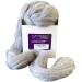 Revolution Fibers Corriedale Wool Roving 1 lb - Soft Chunky Jumbo Yarn for Arm Knitting Blanket - 100% Natural Undyed Wool Yarn Bulk - Gray - Buy Online on GoSupps.com