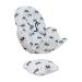 JYOKO Kids Reducer Support Cushion for Head & Body Baby (Raccoon 3 Pieces) Raccoon Head Body and Back Support 3 pieces