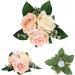 2 Pcs Boho Rose Flower Cake Topper Decorations Simulation Cake Decoration Flowers 3 and 4 Heads Rose Flower Cake Toppers Artificial Plants Flower Cake Decorations for DIY Birthday Wedding Party - Buy Online on GoSupps.com