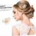 VINTORKY bridal headpiece clips for hair girl headpiece hair comb clip metal hair comb headpiece for wedding decoration flower hair comb bridal hair accessory bride alloy accessories wild - Buy Online on GoSupps.com
